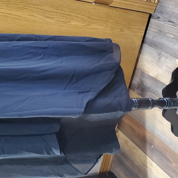 Whbm sleeveless nwt black sheer overlay dress - Picture 3 of 8